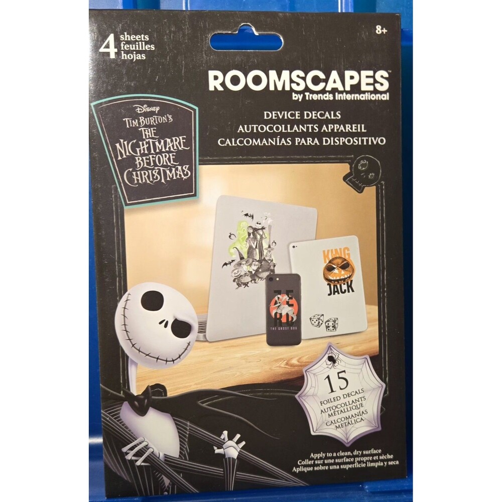 Disney Nightmare Before Christmas Decal Stickers Variety Pack Lot 8